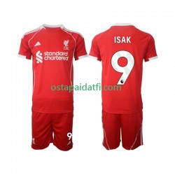 Liverpool Lapset Kotipeli Jalkapallopaidat 2025-2026 ISAK 9 Lyhythihainen