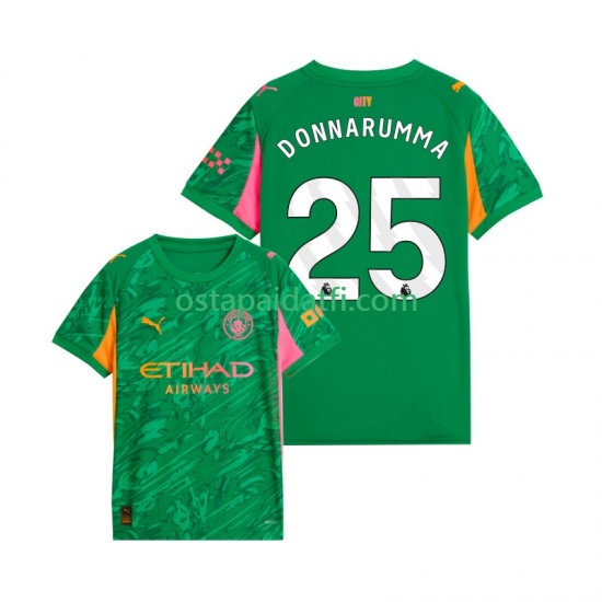 Manchester City Miehet Maalivahdin Kotipeli Jalkapallopaidat 2025-2026 Gianluigi Donnarumma 25 Lyhythihainen
