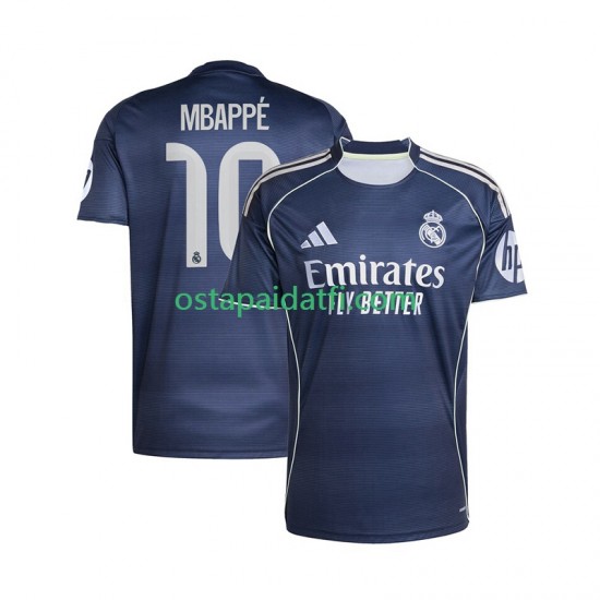 Real Madrid Miehet Vieraspeli Jalkapallopaidat 2025-2026 Kylian Mbappe 10 Lyhythihainen