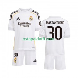 Real Madrid Lapset Kotipeli Jalkapallopaidat 2025-2026 Mastantuono 30 Lyhythihainen