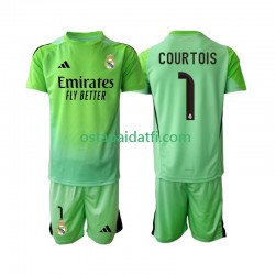 Real Madrid Lapset Vieraspeli Jalkapallopaidat 2025-2026 Thibaut Courtois 1 Lyhythihainen