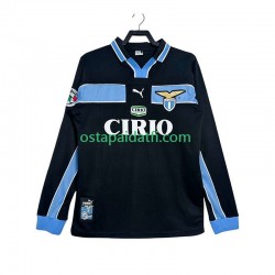 SS Lazio Miehet Retro Vieraspeli Jalkapallopaidat 1998 1999 Pitkähihainen