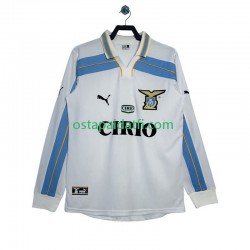 SS Lazio Miehet Retro Vieraspeli Jalkapallopaidat 1999 2000 Pitkähihainen