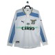SS Lazio Miehet Retro Vieraspeli Jalkapallopaidat 1999 2000 Pitkähihainen