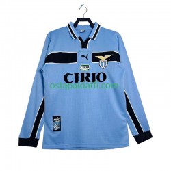 SS Lazio Miehet Retro Kotipeli Jalkapallopaidat 1998 1999 Pitkähihainen