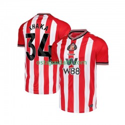 Miehet Kotipeli Jalkapallopaidat 2025-2026 Sunderland Granit Xhaka 34 Lyhythihainen
