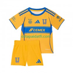 Tigres UANL Lapset Kotipeli Jalkapallopaidat 2025-2026 Lyhythihainen