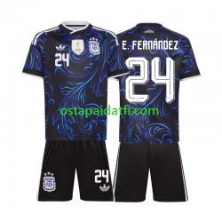 Argentiina Lapset Vieraspeli Jalkapallopaidat MM 2026 Enzo Fernandez 24 Lyhythihainen