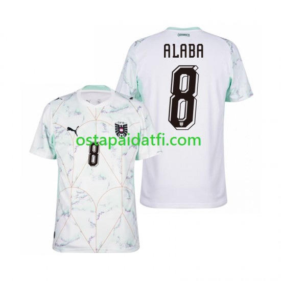 Itävalta Miehet Vieraspeli Jalkapallopaidat MM 2026 David Alaba 8 Lyhythihainen