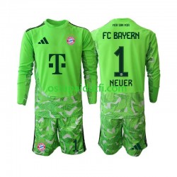 FC Bayern München Lapset Maalivahdin Kotipeli Jalkapallopaidat 2026-2027 Manuel Neuer 1 Pitkähihainen
