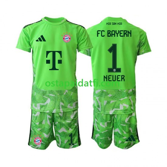 FC Bayern München Lapset Maalivahdin Kotipeli Jalkapallopaidat 2026-2027 Manuel Neuer 1 Lyhythihainen