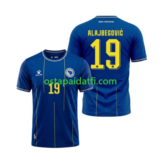 Bosnia ja Hertsegovina Miehet Kotipeli Jalkapallopaidat MM 2026 Kerim Alajbegovic 19 Lyhythihainen