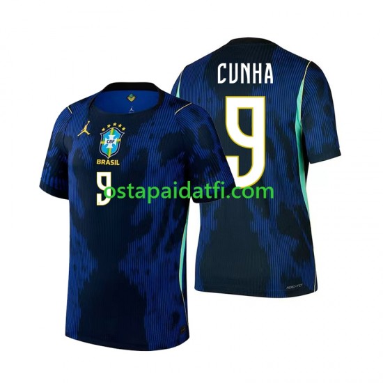 Brasilia Miehet Vieraspeli Jalkapallopaidat MM 2026 Matheus Cunha 9 Lyhythihainen
