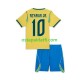 Brasilia Lapset Kotipeli Jalkapallopaidat MM 2026 Neymar JR 10 Lyhythihainen