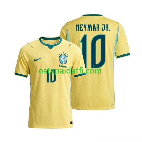 Brasilia Miehet Kotipeli Jalkapallopaidat MM 2026 Neymar JR 10 Lyhythihainen