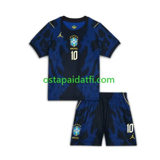 Brasilia Lapset Vieraspeli Jalkapallopaidat MM 2026 Ronaldinho 10 Lyhythihainen