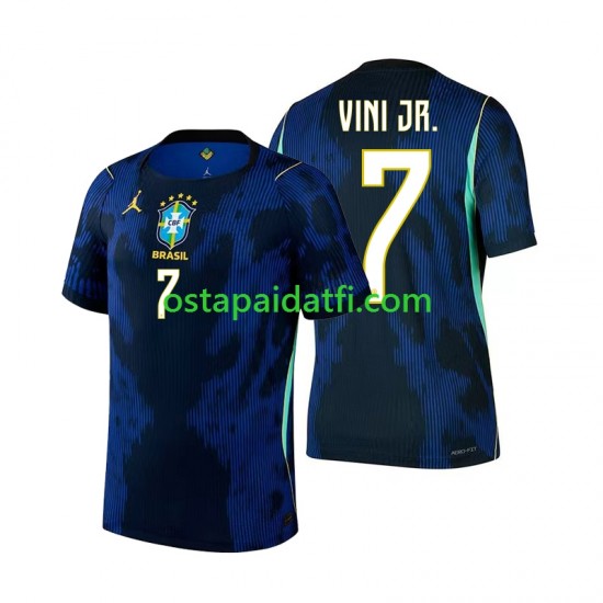 Brasilia Miehet Vieraspeli Jalkapallopaidat MM 2026 Vinicius Junior 7 Lyhythihainen
