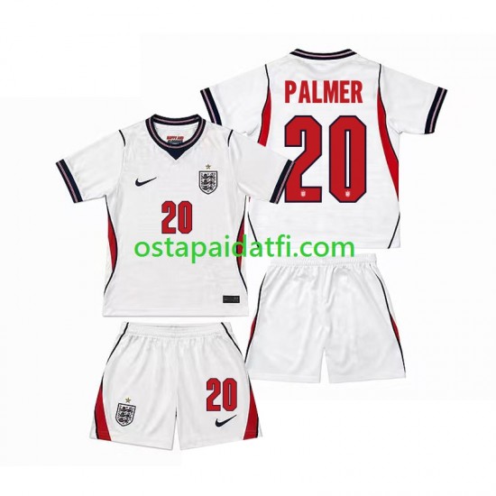 Englanti Lapset Kotipeli Jalkapallopaidat MM 2026 Cole Palmer 20 Lyhythihainen