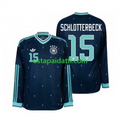 Saksa Miehet Vieraspeli Jalkapallopaidat MM 2026 Nico Schlotterbeck 15 Pitkähihainen