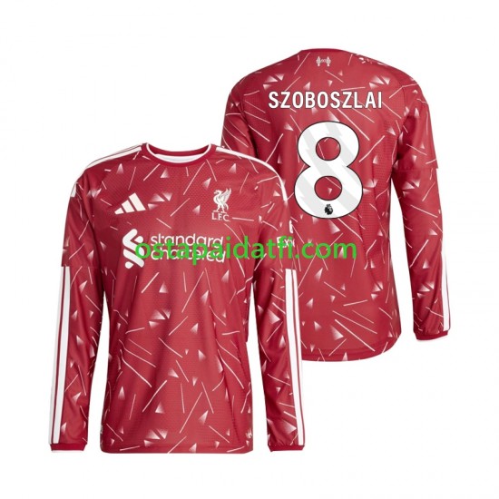 Liverpool Miehet Kotipeli Jalkapallopaidat 2026-2027 Dominik Szoboszlai 8 Pitkähihainen