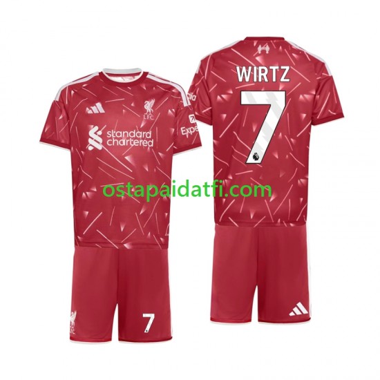 Liverpool Lapset Kotipeli Jalkapallopaidat 2026-2027 Florian Wirtz 7 Lyhythihainen