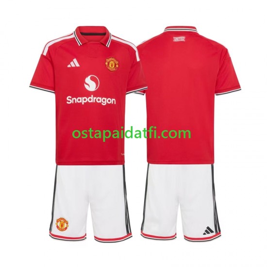 Manchester United Lapset Kotipeli Jalkapallopaidat 2026-2027 Lyhythihainen