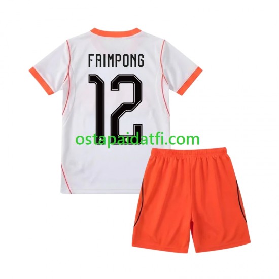 Alankomaat Lapset Vieraspeli Jalkapallopaidat MM 2026 Jeremie Frimpong 12 Lyhythihainen