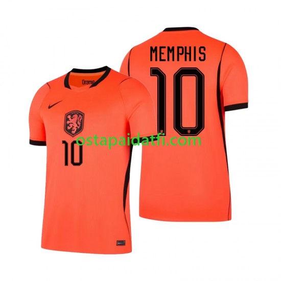 Alankomaat Miehet Kotipeli Jalkapallopaidat MM 2026 Memphis Depay 10 Lyhythihainen
