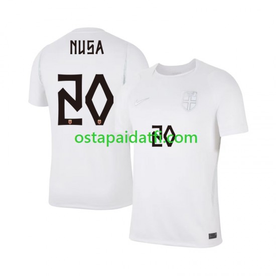 Norja Miehet Kolmaspeli Jalkapallopaidat MM 2026 Antonio NUSA 20 Lyhythihainen