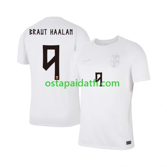 Norja Miehet Kolmaspeli Jalkapallopaidat MM 2026 Braut Haaland 9 Lyhythihainen