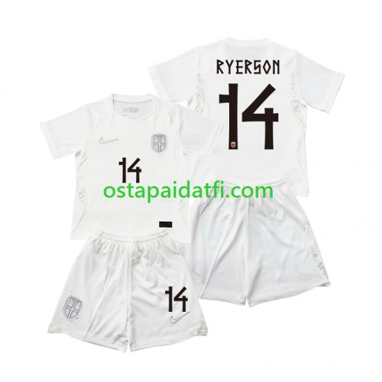 Norja Lapset Kolmaspeli Jalkapallopaidat MM 2026 Julian Ryerson 14 Lyhythihainen