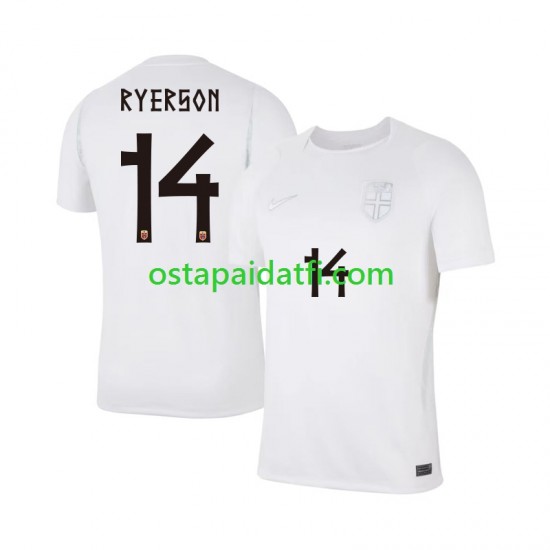 Norja Miehet Kolmaspeli Jalkapallopaidat MM 2026 Julian Ryerson 14 Lyhythihainen