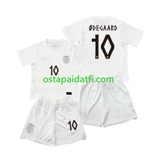 Norja Lapset Kolmaspeli Jalkapallopaidat MM 2026 Martin Odegaard 10 Lyhythihainen
