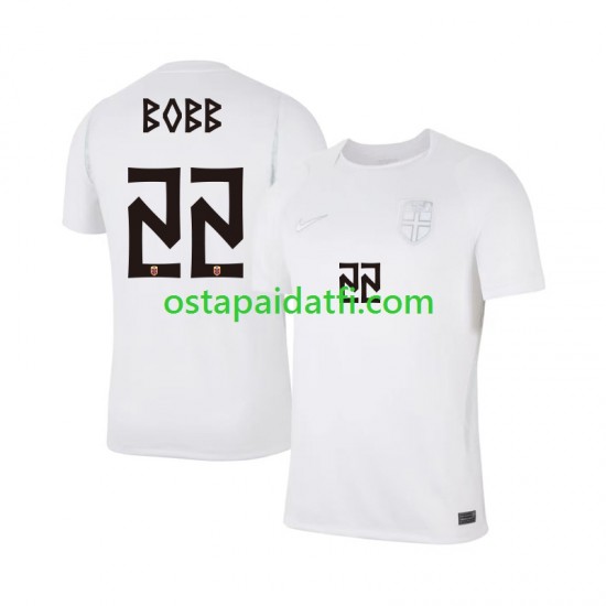 Norja Miehet Kolmaspeli Jalkapallopaidat MM 2026 Oscar Bobb 22 Lyhythihainen