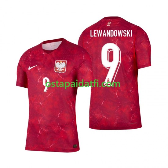 Puola Miehet Vieraspeli Jalkapallopaidat Robert Lewandowski 9 2026 Lyhythihainen