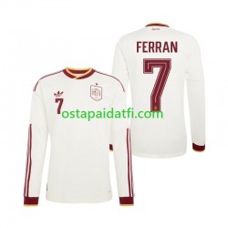 Espanja Miehet Vieraspeli Jalkapallopaidat MM 2026 Ferran Torres 7 Pitkähihainen
