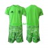 Espanja Lapset Maalivahdin Jalkapallopaidat MM 2026 6th Green color Lyhythihainen