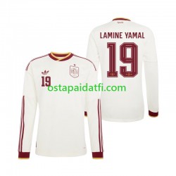 Espanja Miehet Vieraspeli Jalkapallopaidat MM 2026 Lamine Yamal 19 Pitkähihainen