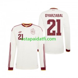 Espanja Miehet Vieraspeli Jalkapallopaidat MM 2026 Mikel Oyarzabal 21 Pitkähihainen
