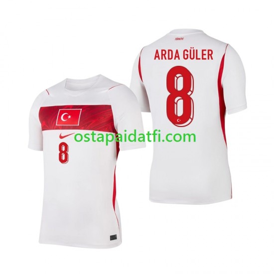 Turkki Miehet Vieraspeli Jalkapallopaidat MM 2026 Arda Guler 8 Lyhythihainen