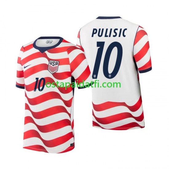 Yhdysvallat Miehet Kotipeli Jalkapallopaidat MM 2026 Christian Pulisic 10 Lyhythihainen