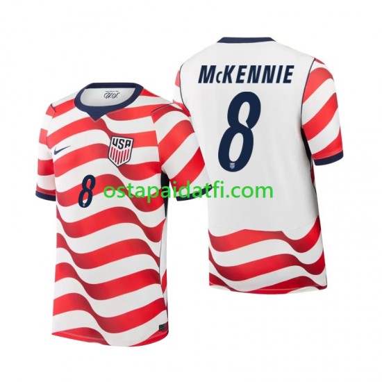 Yhdysvallat Miehet Kotipeli Jalkapallopaidat MM 2026 Weston McKennie 8 Lyhythihainen
