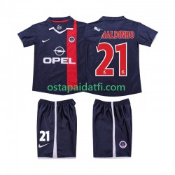 AC Milan Lapset Retro Kotipeli Jalkapallopaidat RONALDINHO 21 2001 2002 Lyhythihainen