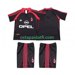 AC Milan Lapset Retro Kolmaspeli Jalkapallopaidat 2000 2001 Lyhythihainen