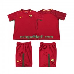 AS Roma Lapset Retro Kotipeli Jalkapallopaidat 2017-2018 Lyhythihainen