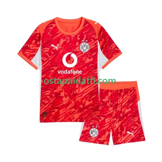 Borussia Dortmund Lapset Maalivahdin Vieraspeli Jalkapallopaidat 2025-2026 Lyhythihainen