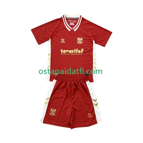 Lapset Vieraspeli Jalkapallopaidat 2025-2026 CD Tenerife Lyhythihainen