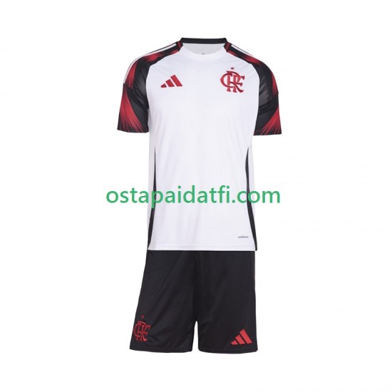 CR Flamengo Lapset Vieraspeli Jalkapallopaidat 2025-2026 Lyhythihainen