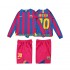 FC Barcelona Lapset Retro Kotipeli Jalkapallopaidat Lionel Messi 10 2005 2006 Pitkähihainen