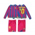 FC Barcelona Lapset Retro Kotipeli Jalkapallopaidat RONALDINHO 10 2005 2006 Pitkähihainen